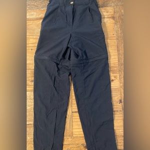 ExOfficio Navy Blue Pant with zip off legs Size 6